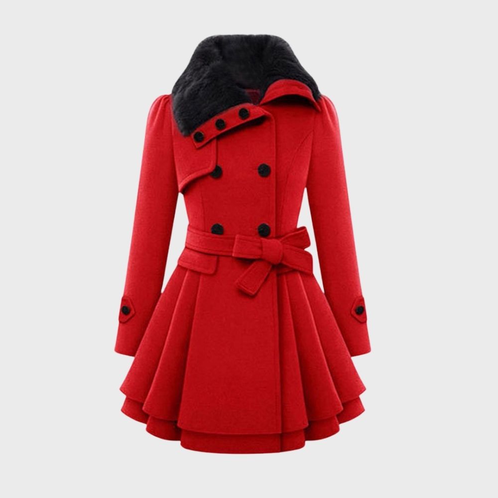 Trendy Ladies' Jacket - BellaVogue-Red-S-Nora Luxe