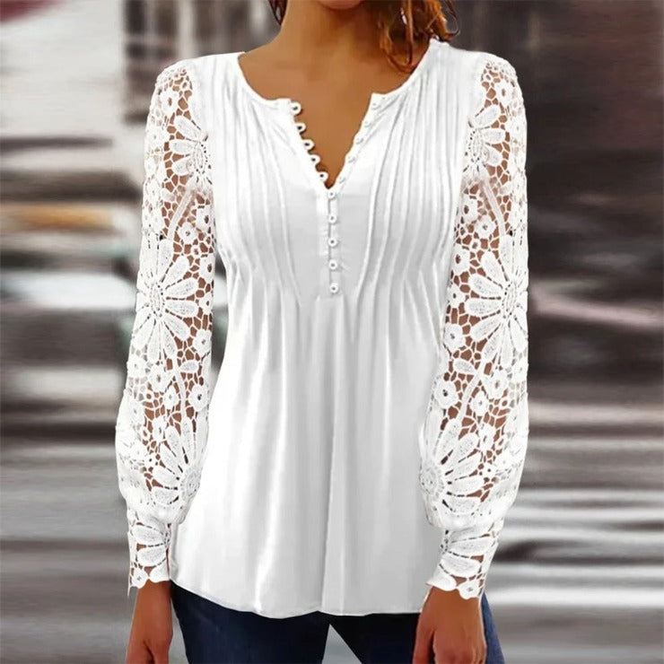 Trendy Ladies Long Sleeve in Solid Colour - AutumnGrace-S-Nora Luxe
