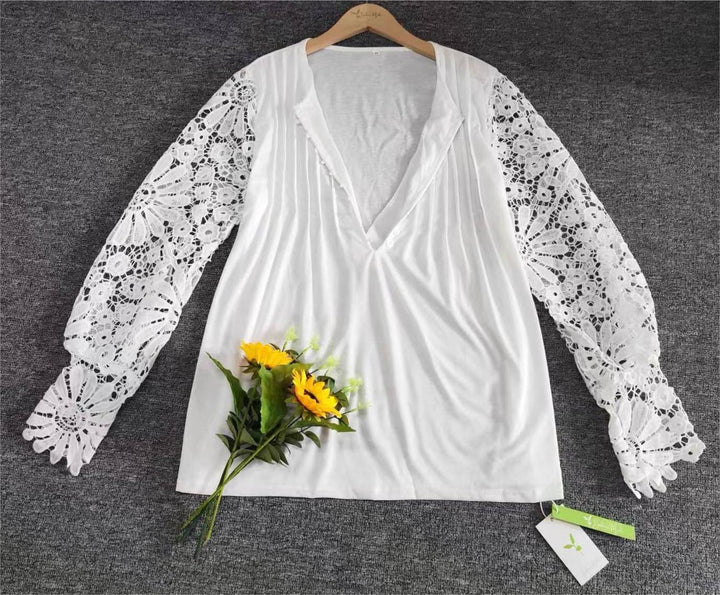 Trendy Ladies Long Sleeve in Solid Colour - AutumnGrace-S-Nora Luxe