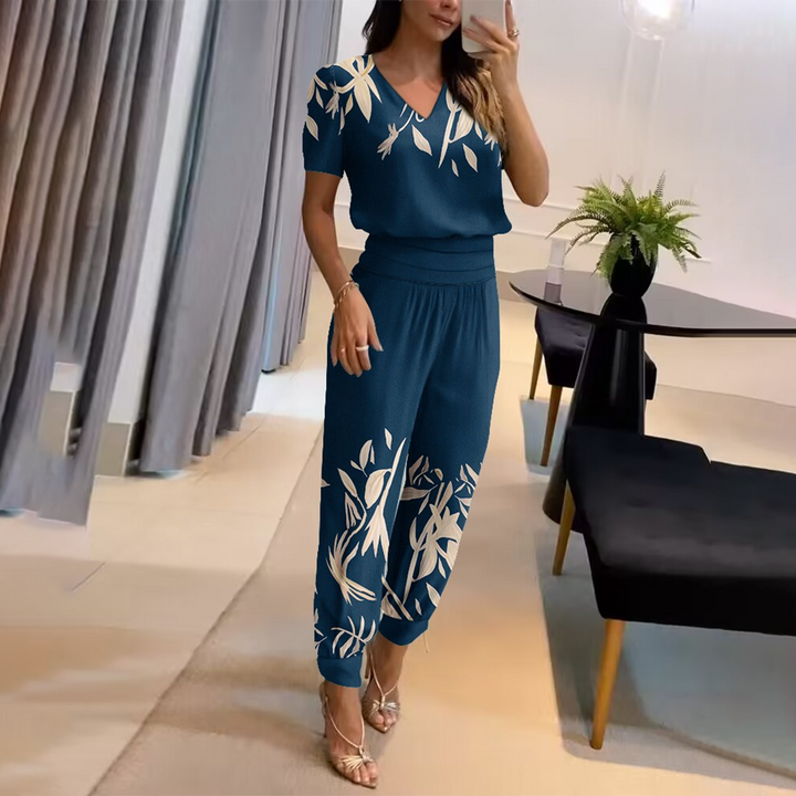 Trendy Ladies Outfit - Viviana-Blue-S-Nora Luxe