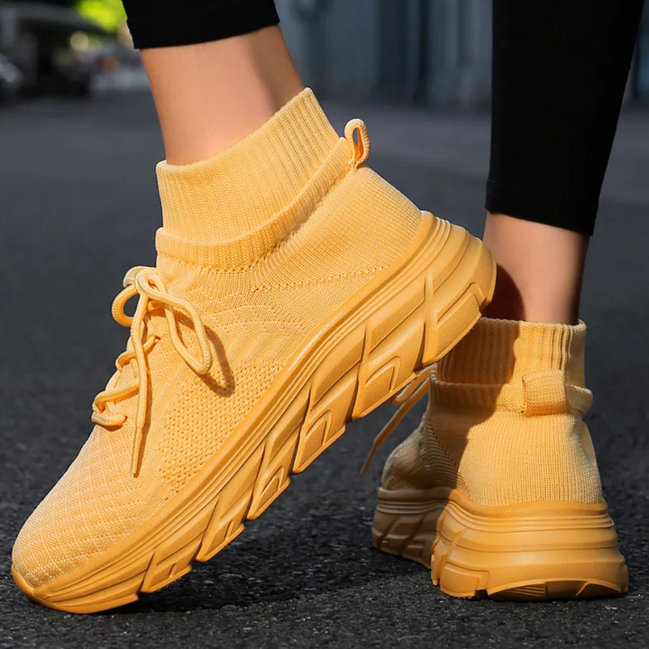 Trendy Ladies Sneakers - Elara-Blue-5-Nora Luxe