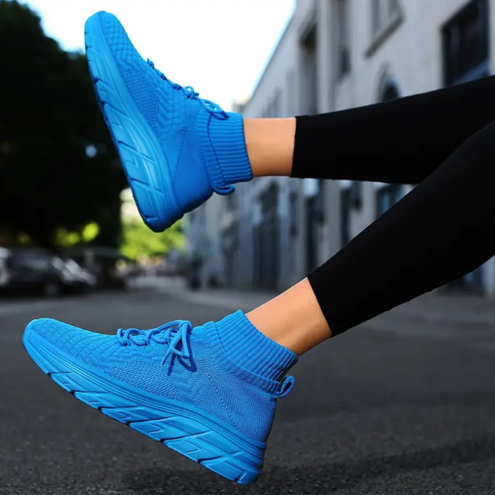 Trendy Ladies Sneakers - Elara-Blue-5-Nora Luxe