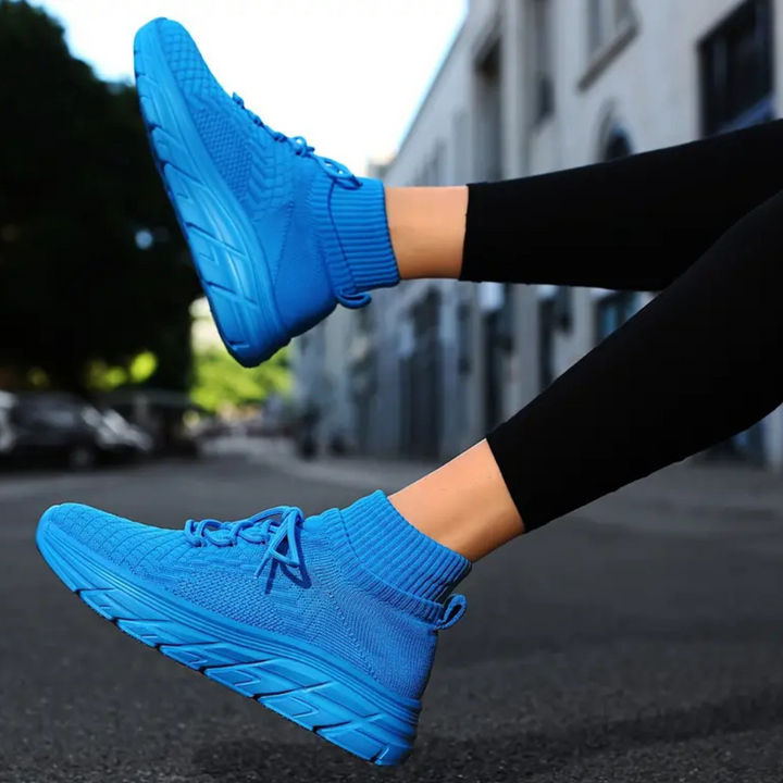 Trendy Ladies Sneakers - Elara-Blue-5-Nora Luxe