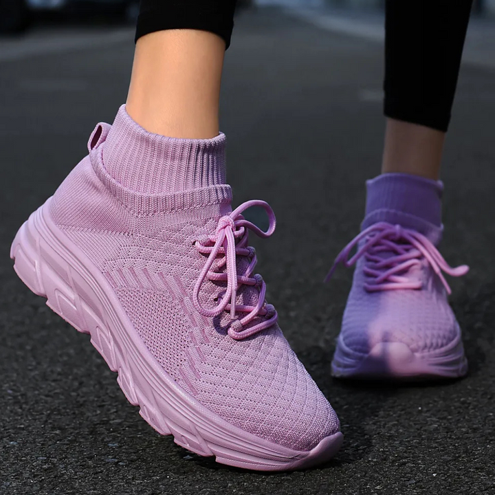 Trendy Ladies Sneakers - Elara-Purple-5-Nora Luxe
