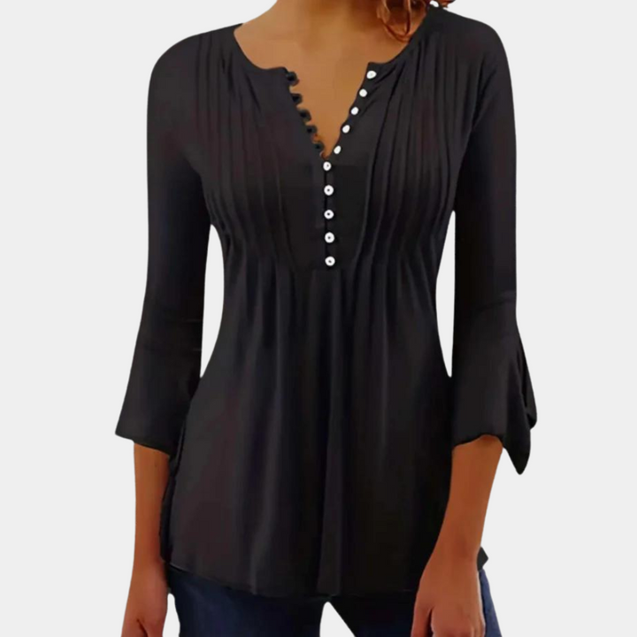 Trendy Ladies Top - Mira-Black-XS-Nora Luxe