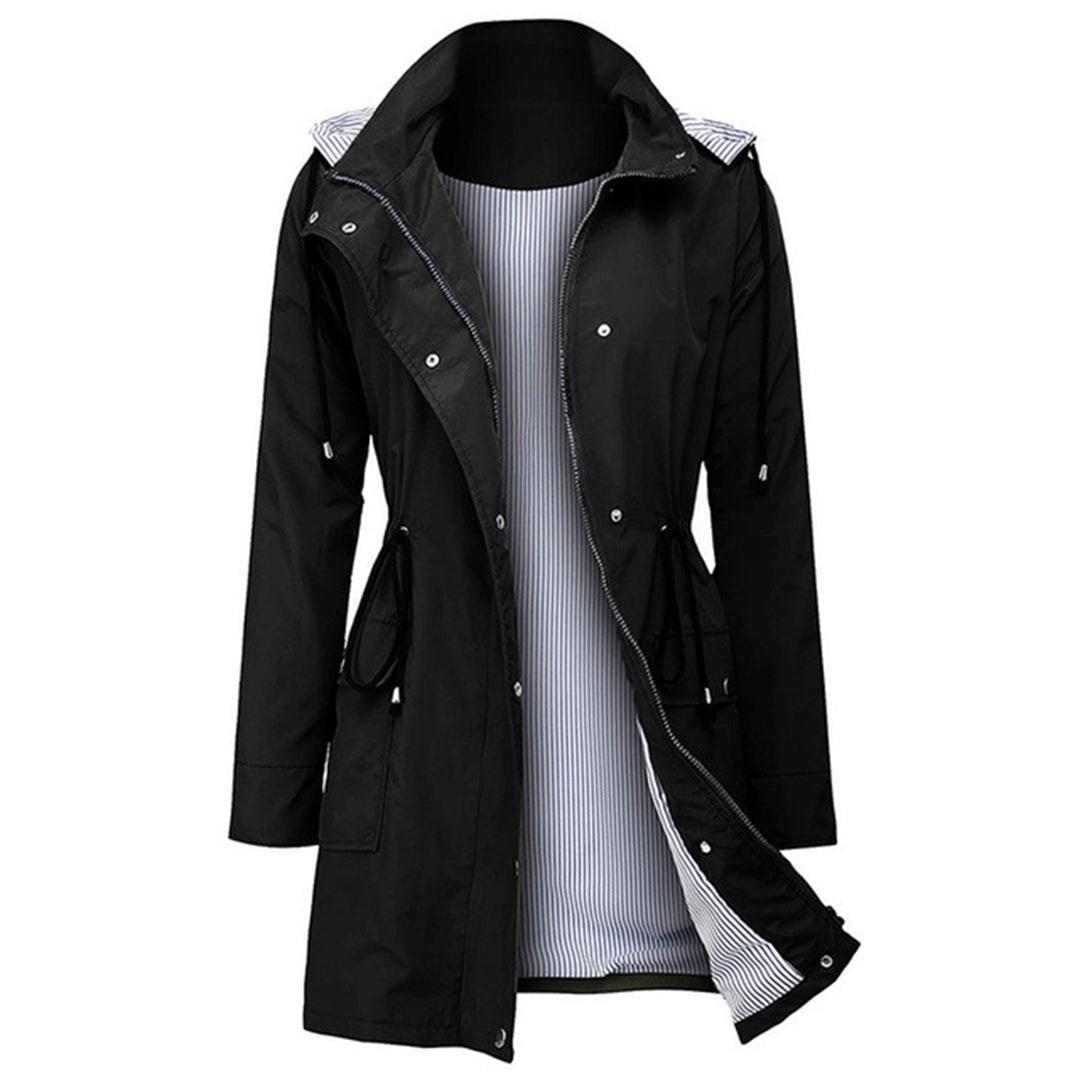 Trendy Ladies Windbreaker - Viviane-Black-S-Nora Luxe