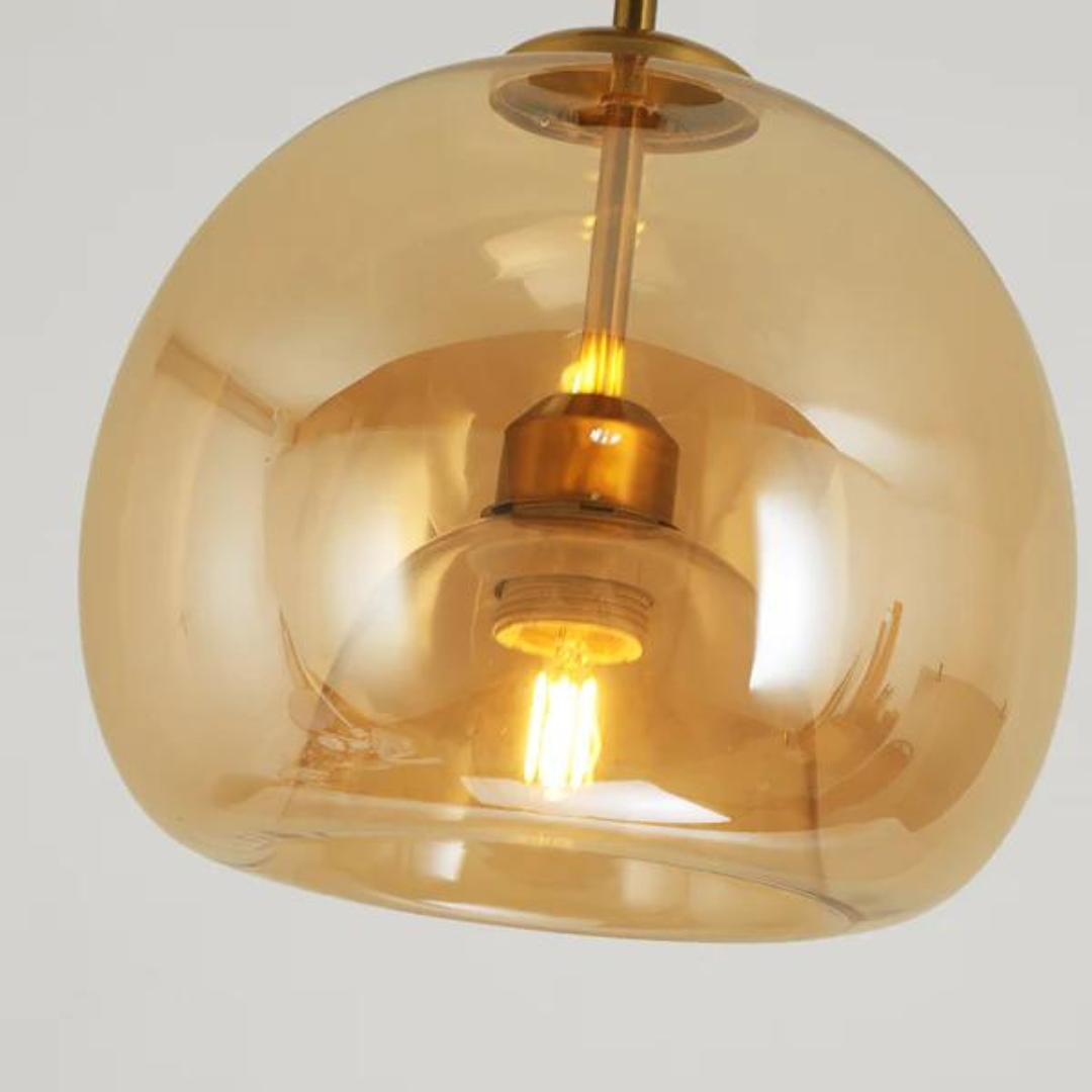 Trendy LED Ceiling Light - Maxwell-Gold-Ceiling Lamp-Nora Luxe