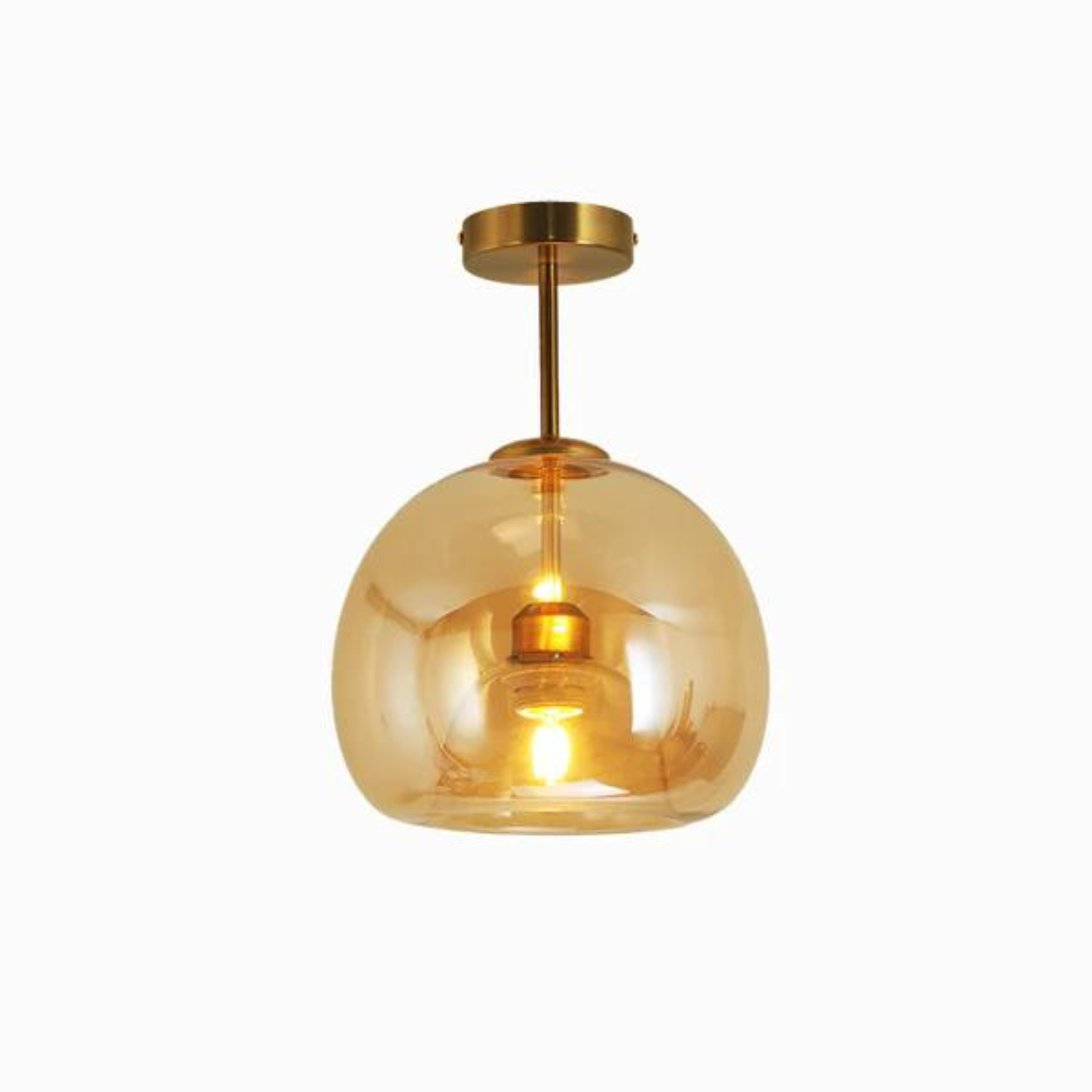 Trendy LED Ceiling Light - Maxwell-Gold-Ceiling Lamp-Nora Luxe