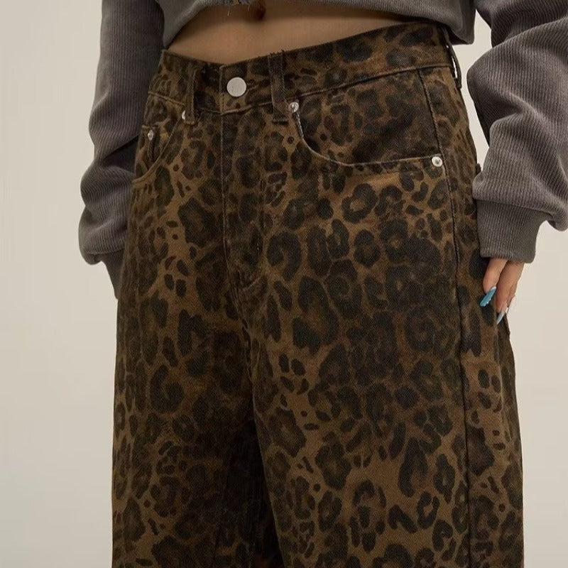 Trendy Leopard Print Jeans - Layla-Leopard-S-Nora Luxe