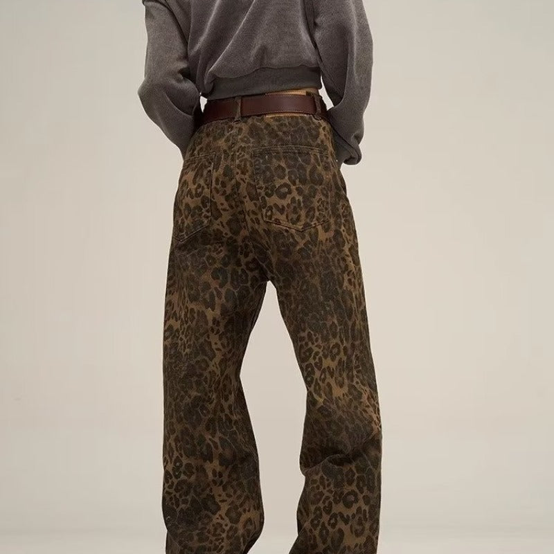 Trendy Leopard Print Jeans - Layla-Leopard-S-Nora Luxe
