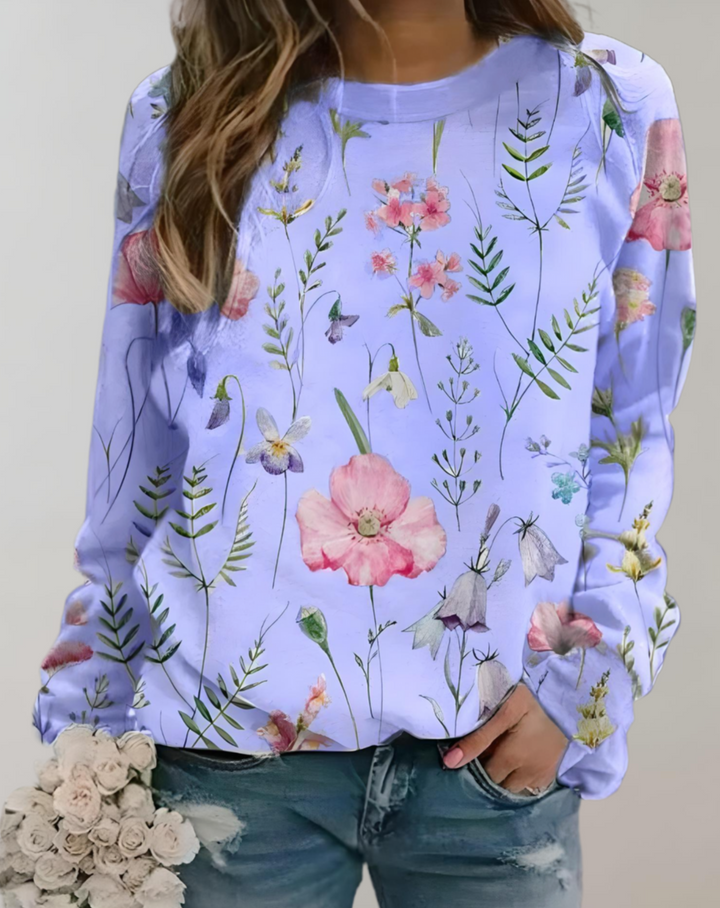 Trendy Luxurious Ladies' Sweater - Isabella-Purple-S-Nora Luxe