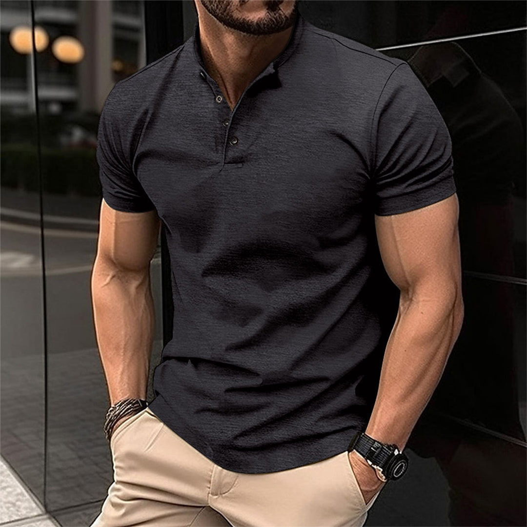 Trendy Men's Polo - Marcus-Black-S-Nora Luxe