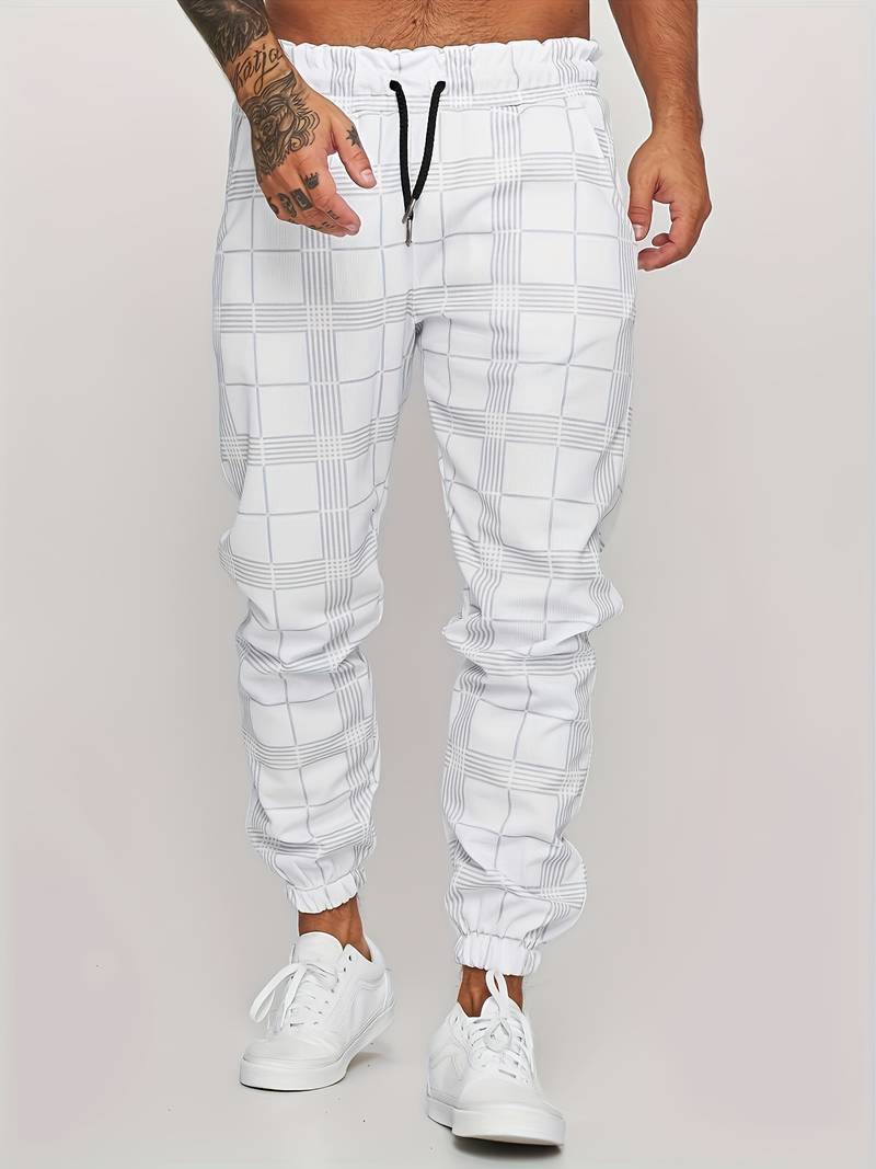 Trendy Men's Sweatpants - Max-White-S-Nora Luxe