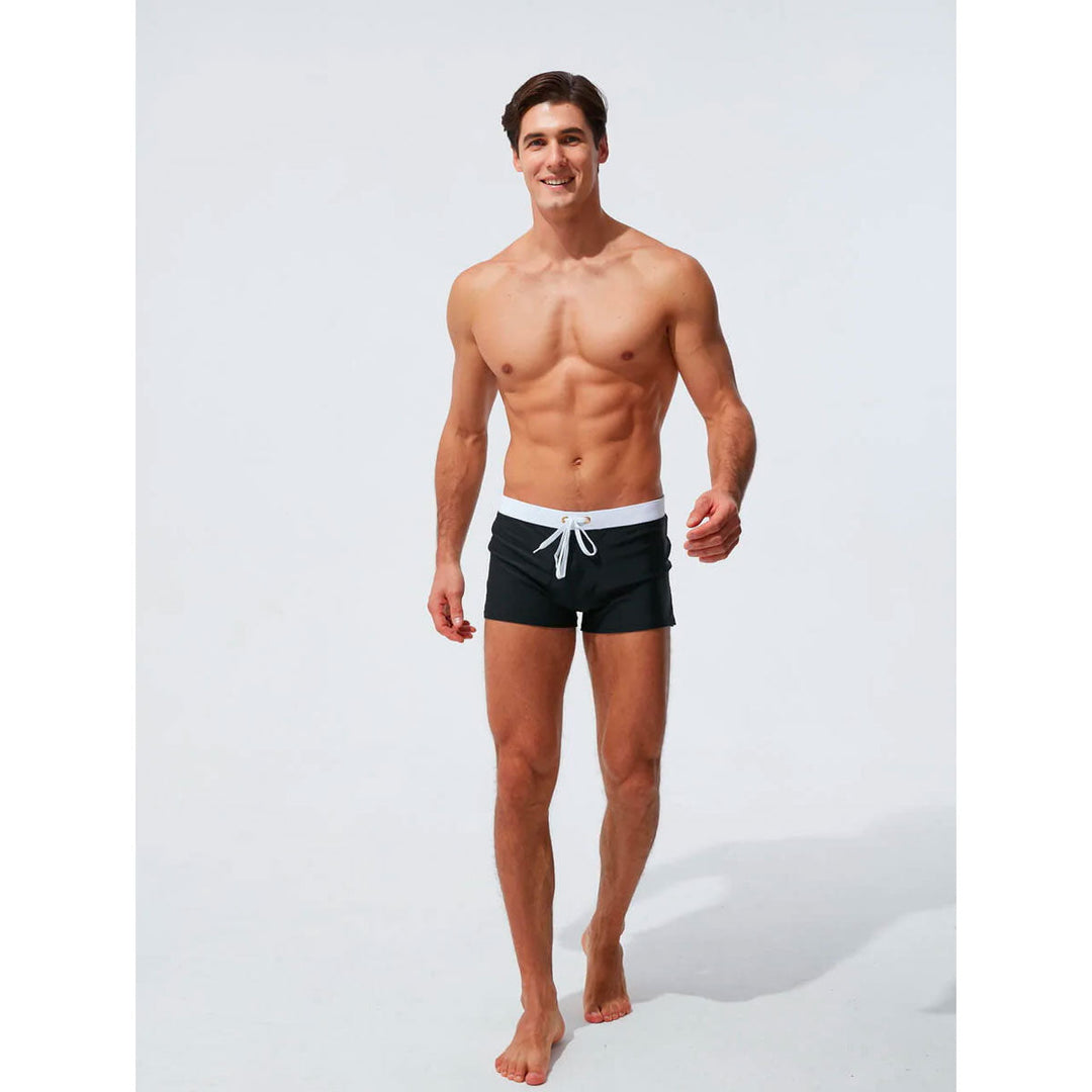 Trendy Men's Swim Shorts – Jace-Black-L-The Livary