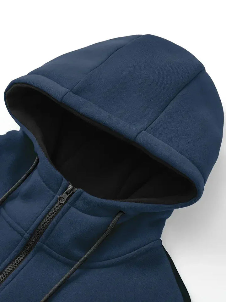 Trendy Men's Tracksuit - ProMotion-Blue and White-S-Nora Luxe