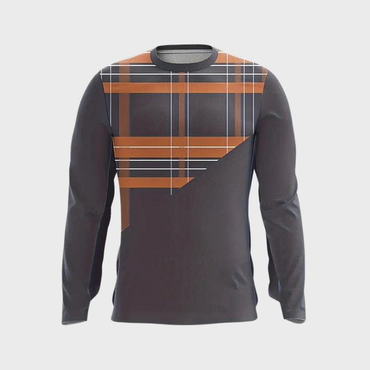 Trendy Men's Tracksuit - UrbanFit-Orange-S-Nora Luxe
