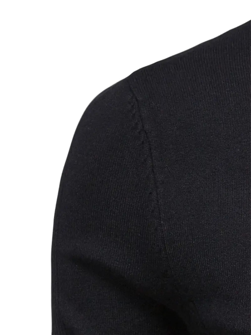 Trendy Men's Turtleneck - Lars-Blue-S-Nora Luxe