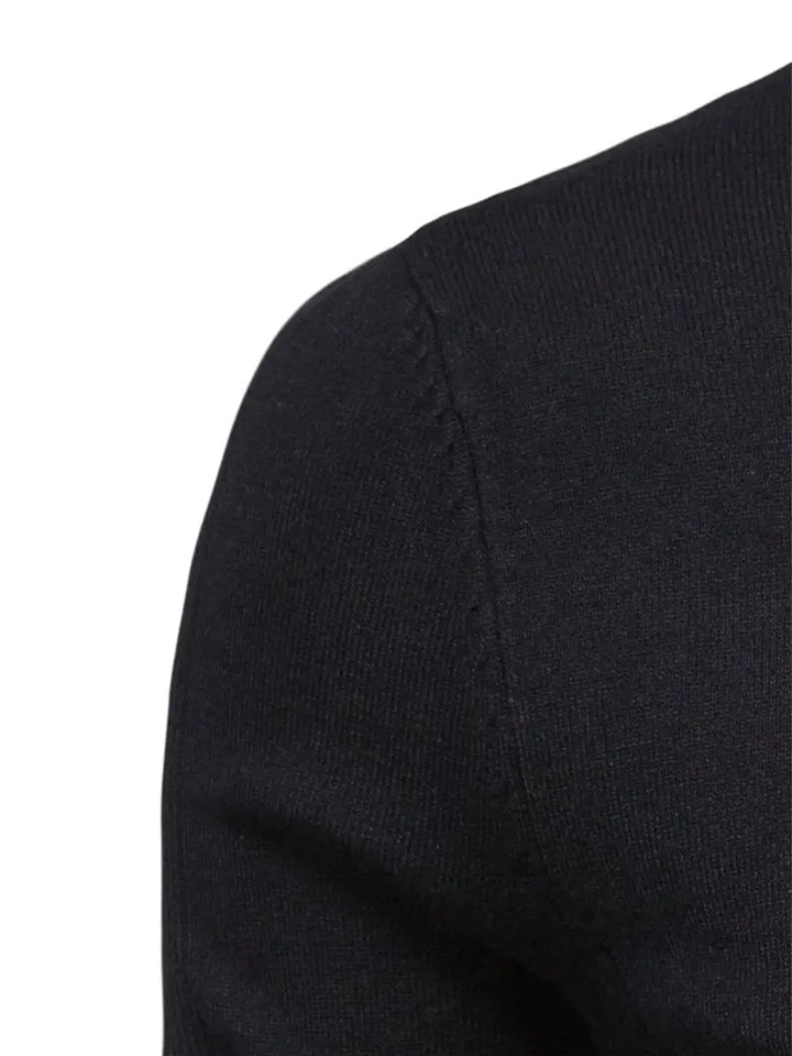 Trendy Men's Turtleneck - Lars-Blue-S-Nora Luxe