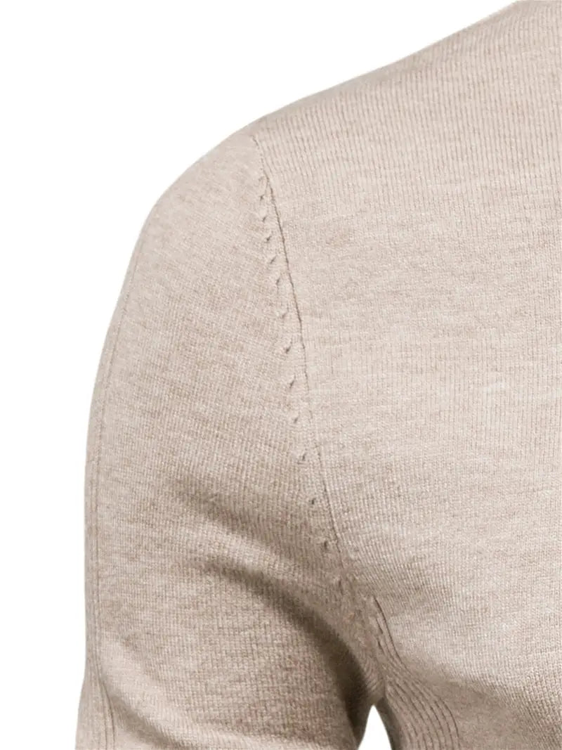 Trendy Men's Turtleneck - Lars-Blue-S-Nora Luxe