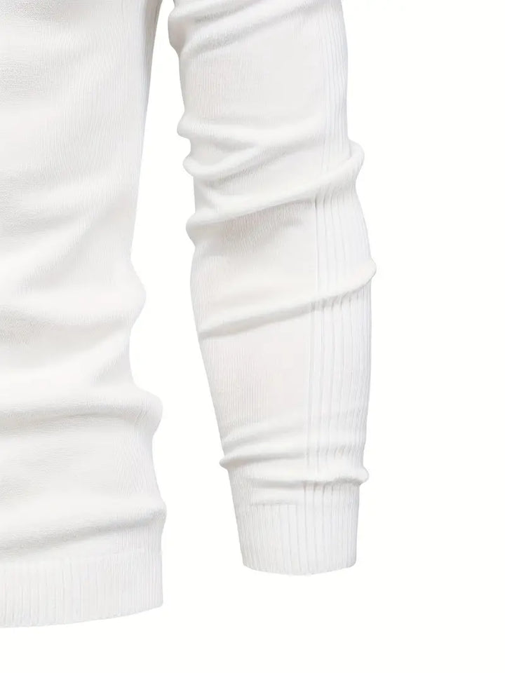 Trendy Men's Turtleneck - Lars-Blue-S-Nora Luxe