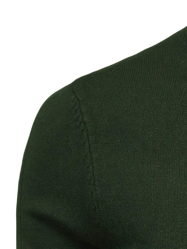 Trendy Men's Turtleneck - Lars-Blue-S-Nora Luxe