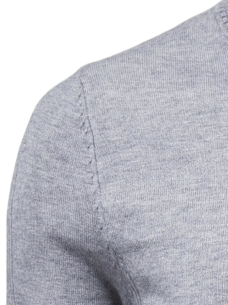 Trendy Men's Turtleneck - Lars-Blue-S-Nora Luxe