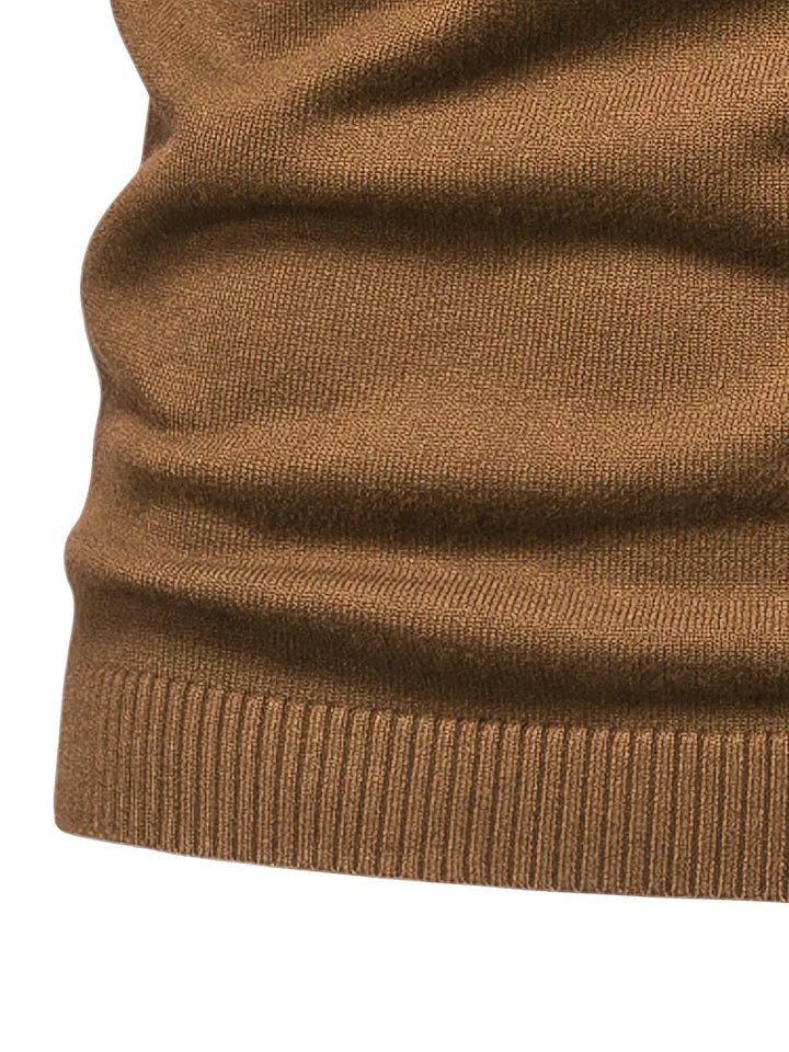 Trendy Men's Turtleneck - Lars-Blue-S-Nora Luxe