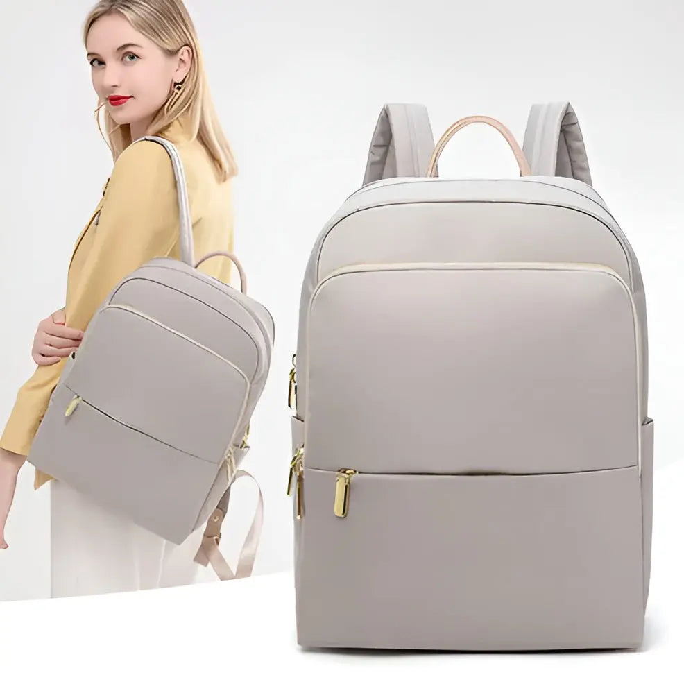 Trendy Multifunctional Ladies' Backpack - Sophia-Gray-Nora Luxe