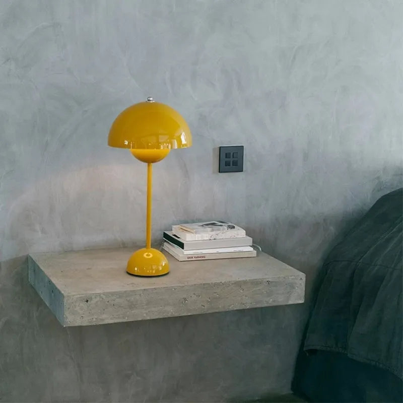 Trendy Mushroom-shaped Design Lamp - MushLuxe-White-Small (9.06 inches)-Nora Luxe