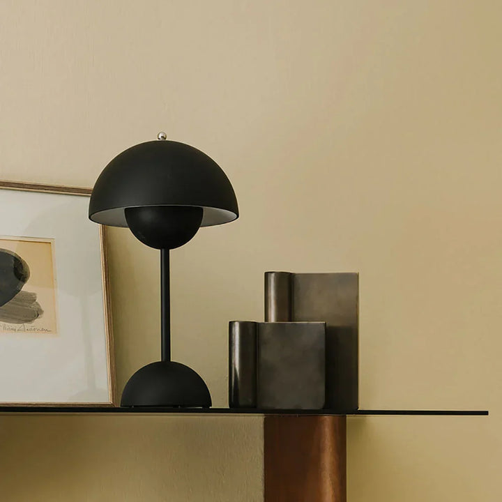 Trendy Mushroom-shaped Design Lamp - MushLuxe-White-Small (9.06 inches)-Nora Luxe