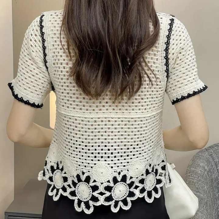Trendy Openwork Blouse for Women - Livia-Nora Luxe