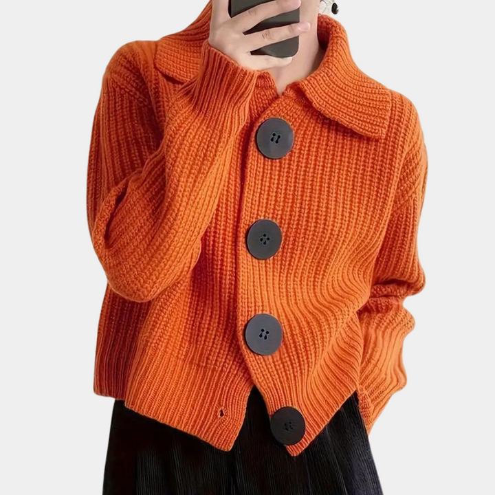 Trendy Orange Women's Jacket - Romy-XS-Nora Luxe