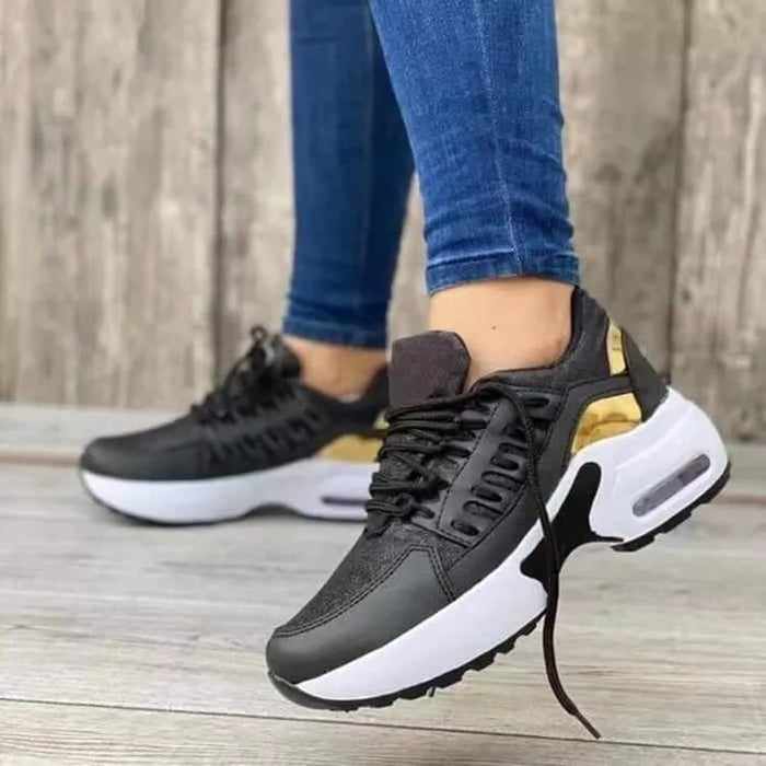 Trendy Orthopaedic Comfort Shoes - Livia-Black-2.5-Nora Luxe