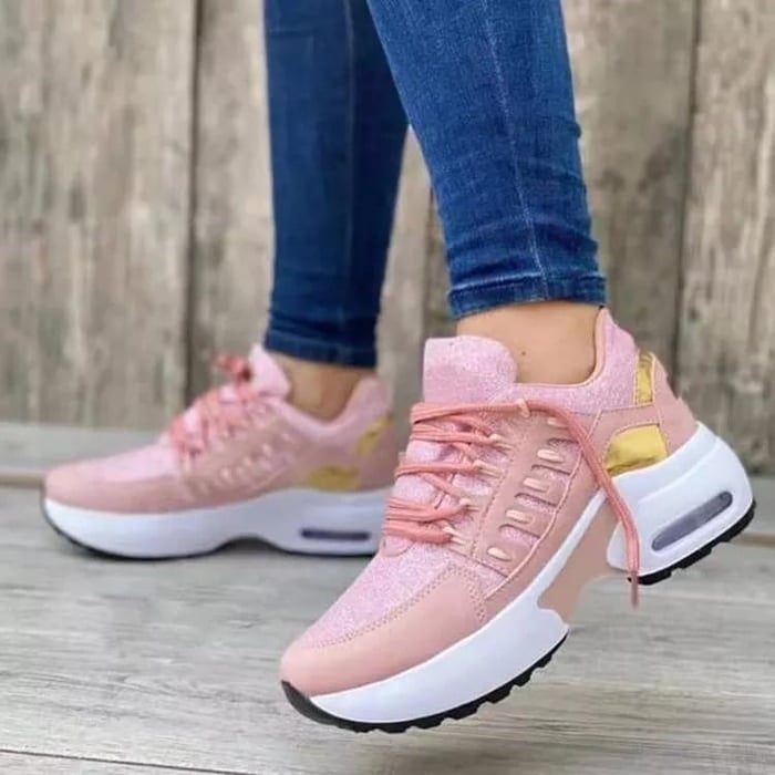 Trendy Orthopaedic Comfort Shoes - Livia-Pink-2.5-Nora Luxe