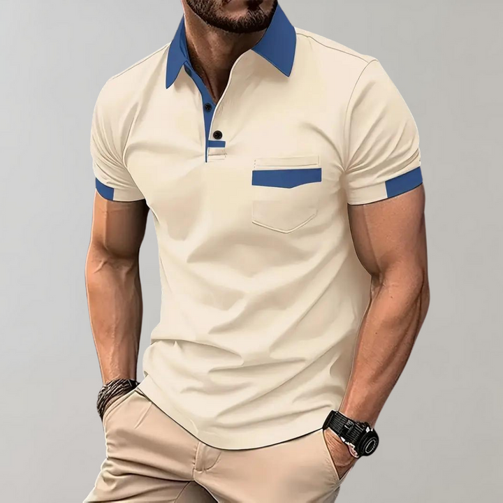 Trendy Polo Shirt for Men - Leo-Apricot-S-Nora Luxe