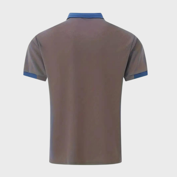 Trendy Polo Shirt for Men - Leo-Marine blue-S-Nora Luxe