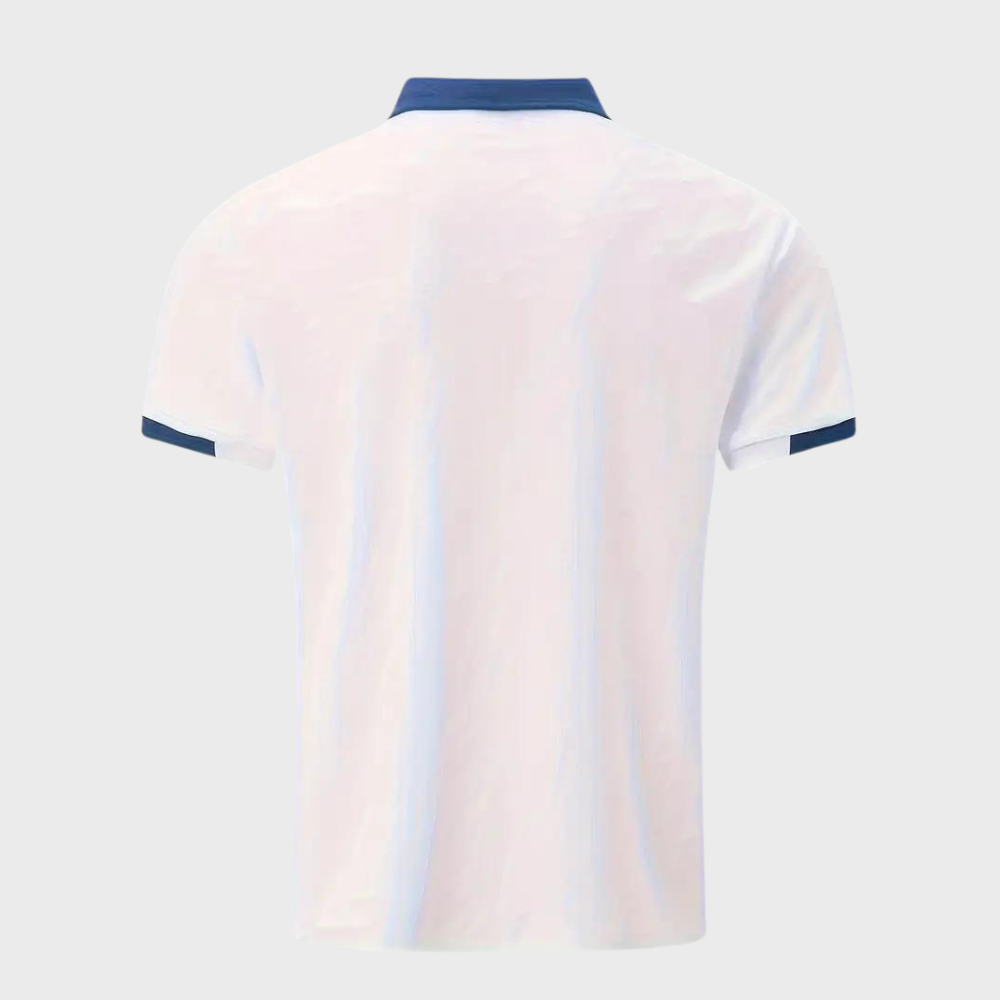 Trendy Polo Shirt for Men - Leo-Marine blue-S-Nora Luxe