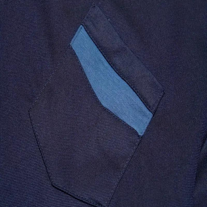Trendy Polo Shirt for Men - Leo-Marine blue-S-Nora Luxe