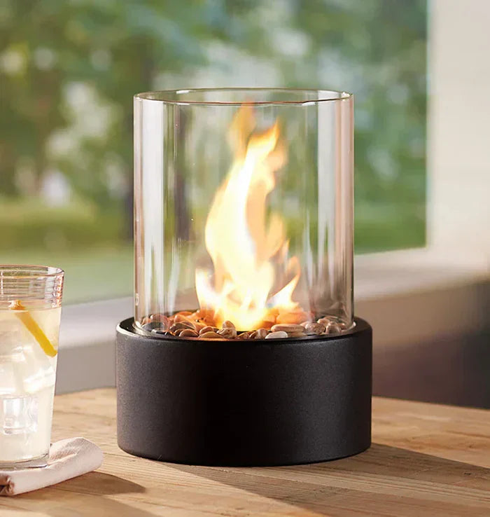 Trendy & Portable Table Fire Lantern - GlowLuxe-Nora Luxe