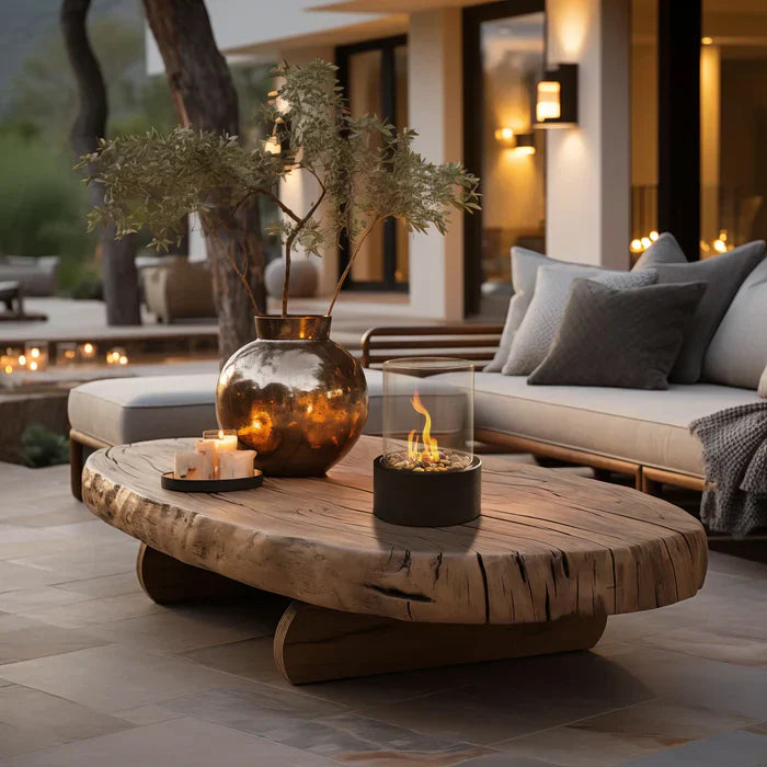 Trendy & Portable Table Fire Lantern - GlowLuxe-Nora Luxe