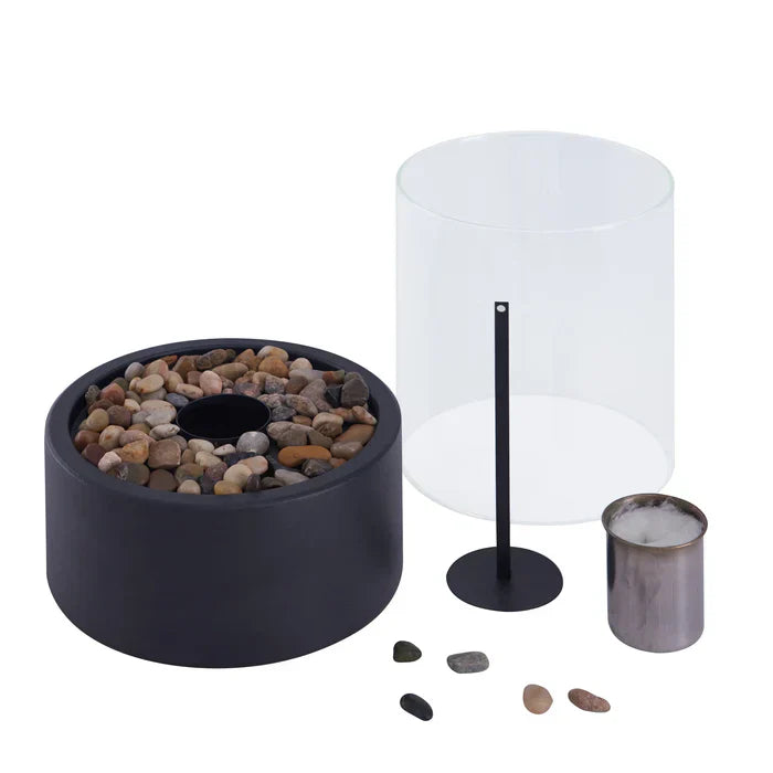 Trendy & Portable Table Fire Lantern - GlowLuxe-Nora Luxe