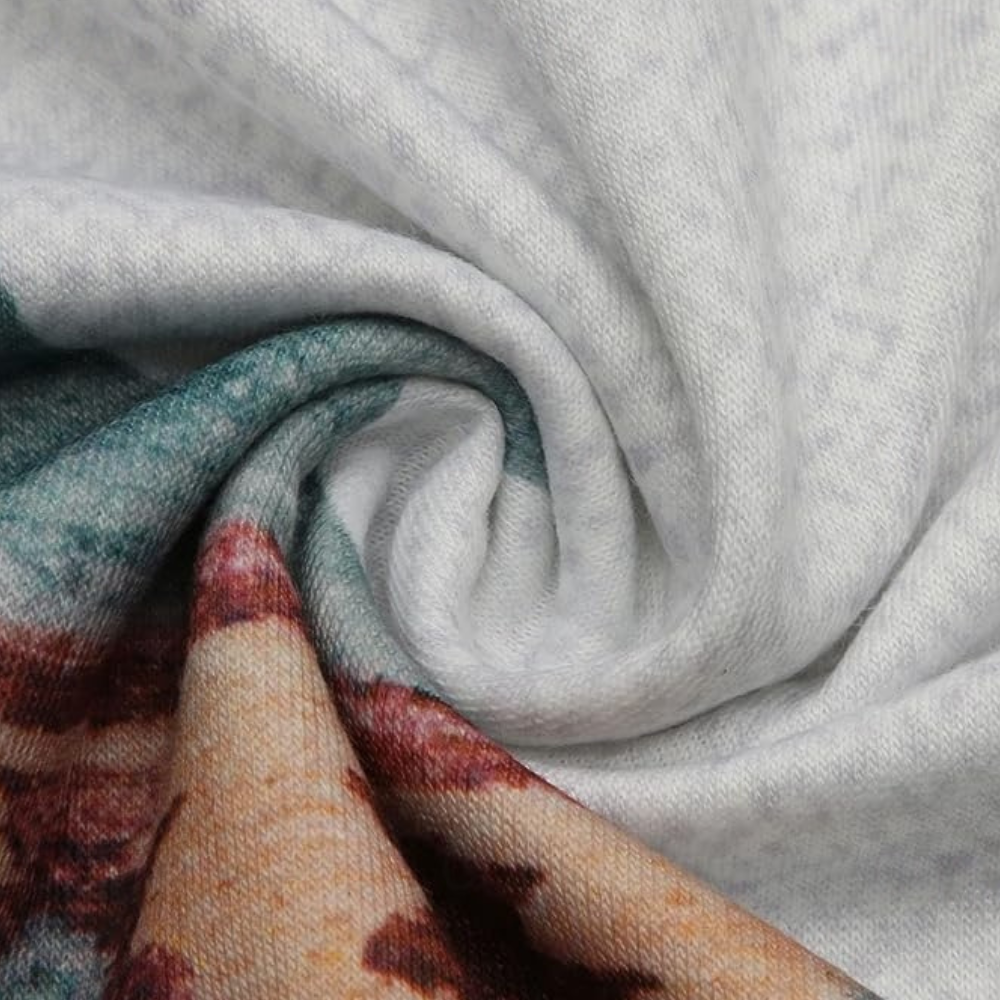 Trendy Printed Women's Sweatshirt - Sienna-White-XS-Nora Luxe