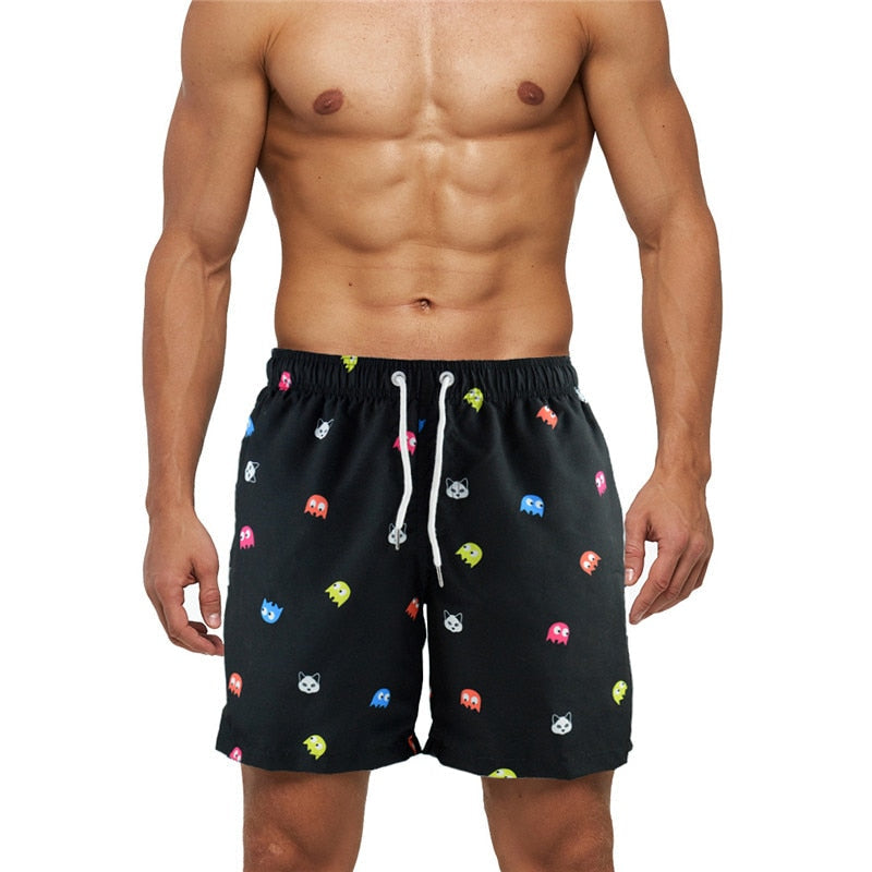 Trendy & quick-drying men's swim shorts with pockets – Matteo-Trees-S-Nora Luxe