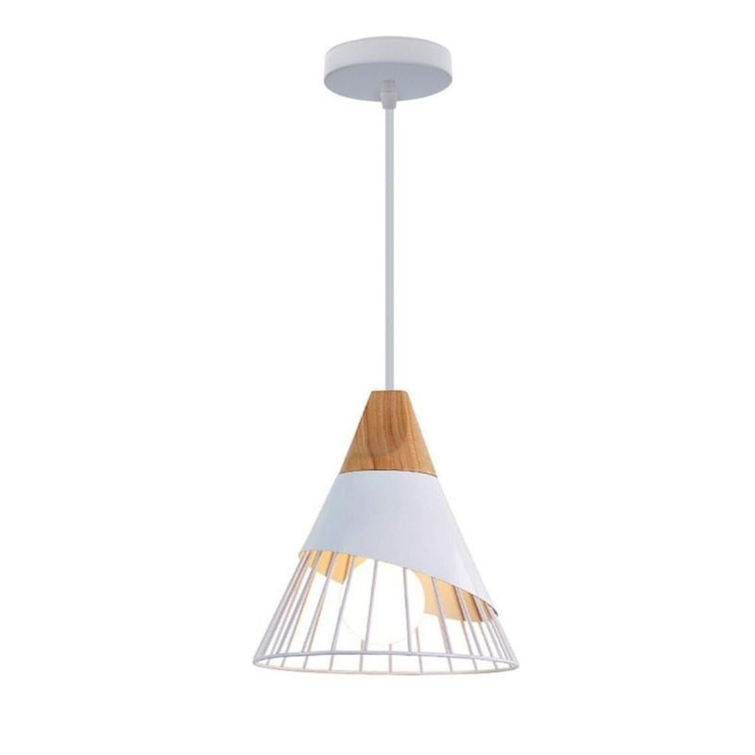 Trendy Scandinavian Industrial Hanging Lamp - UrbanBeam-Rusty Orange-Nora Luxe