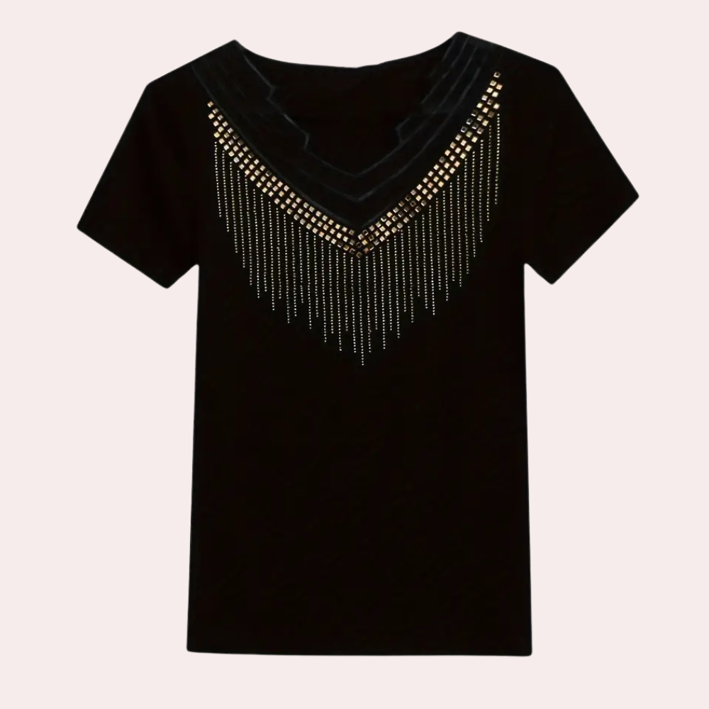 Trendy Sequin Blouse for Women - Lena-XS-Nora Luxe