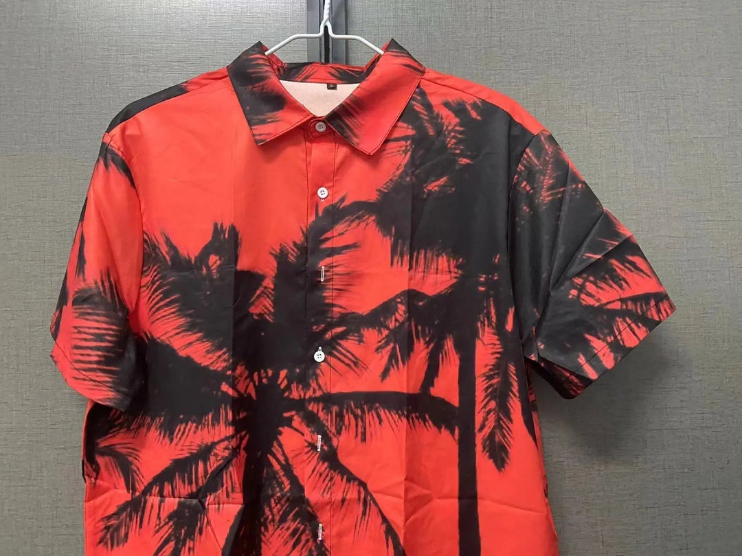 Trendy Shirt with Tropical Print - Kaikura-S-State of Style