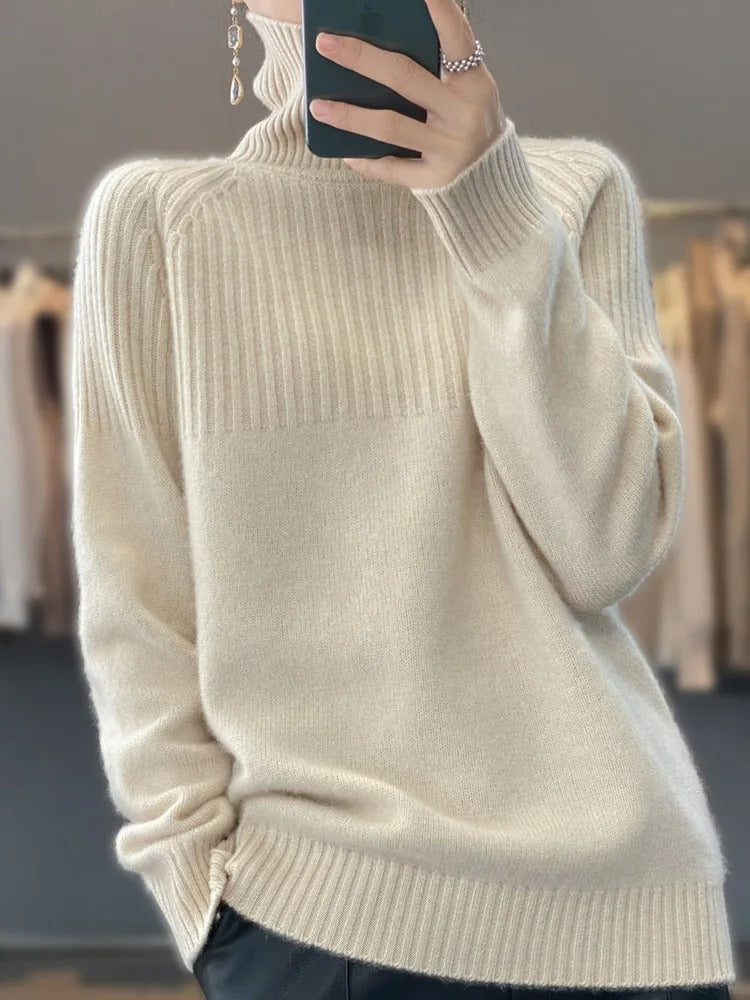 Trendy Sweater for Women - Serena-Beige-S-Nora Luxe