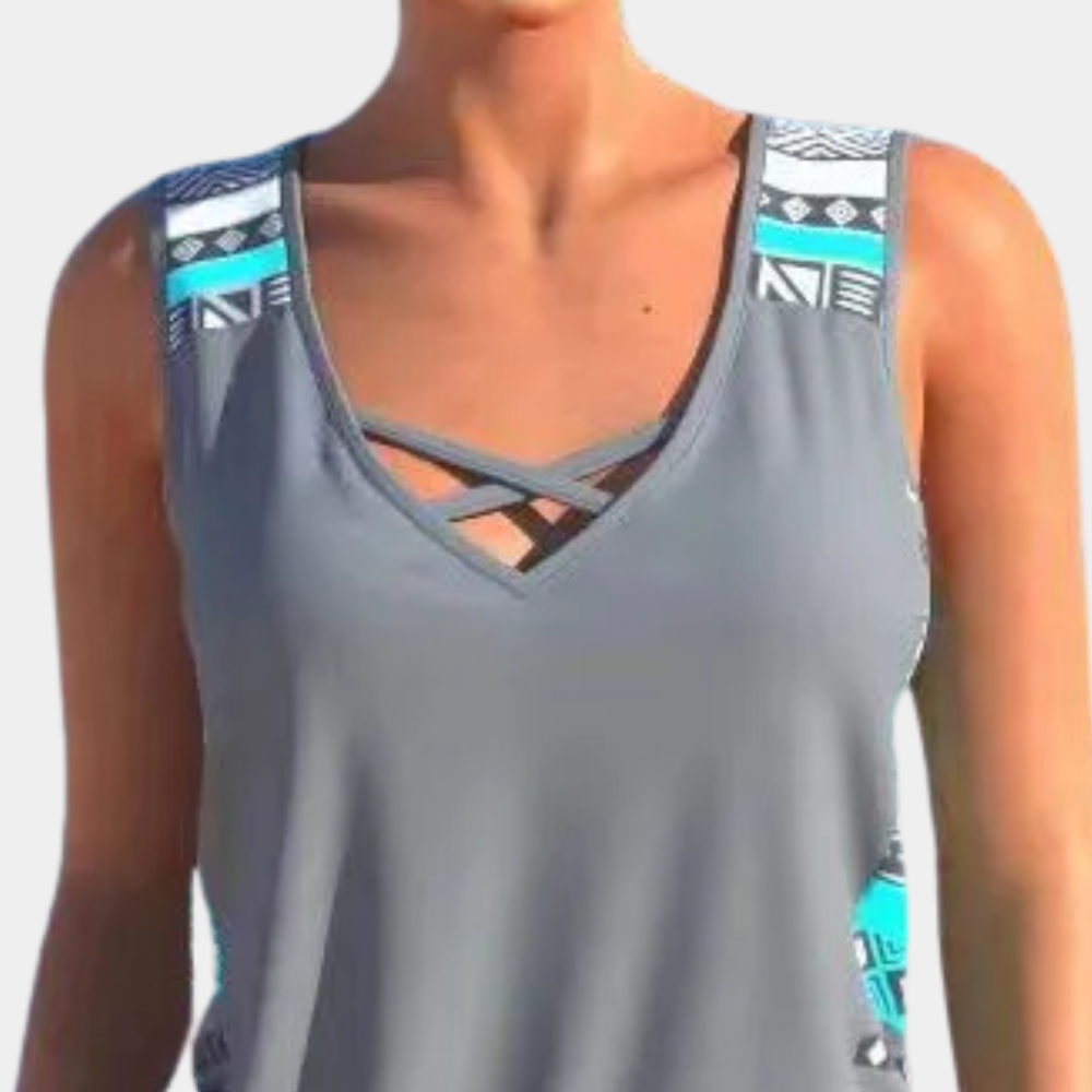 Trendy Tankini - Naomi-Black-XS-Nora Luxe