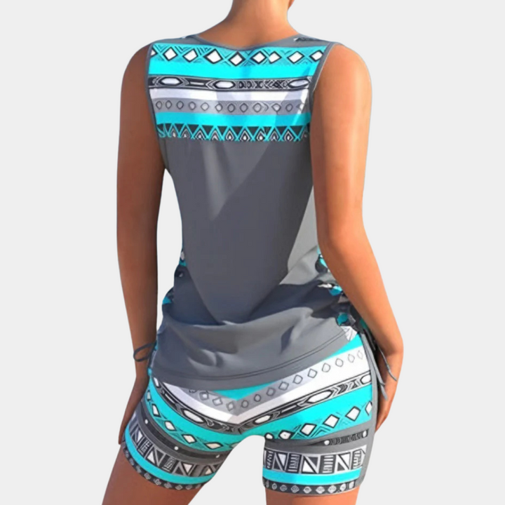 Trendy Tankini - Naomi-Black-XS-Nora Luxe