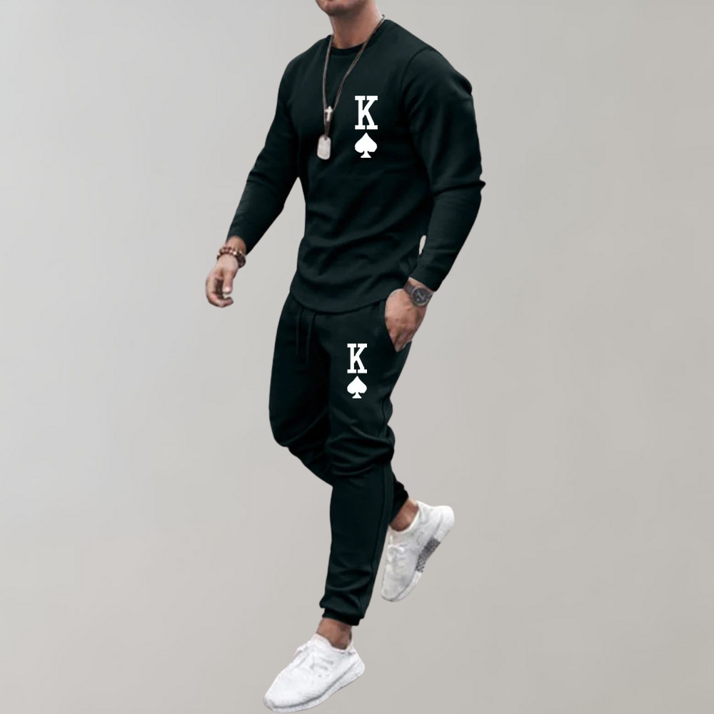 Trendy Tracksuit for Men - Axel-Black-S-Nora Luxe